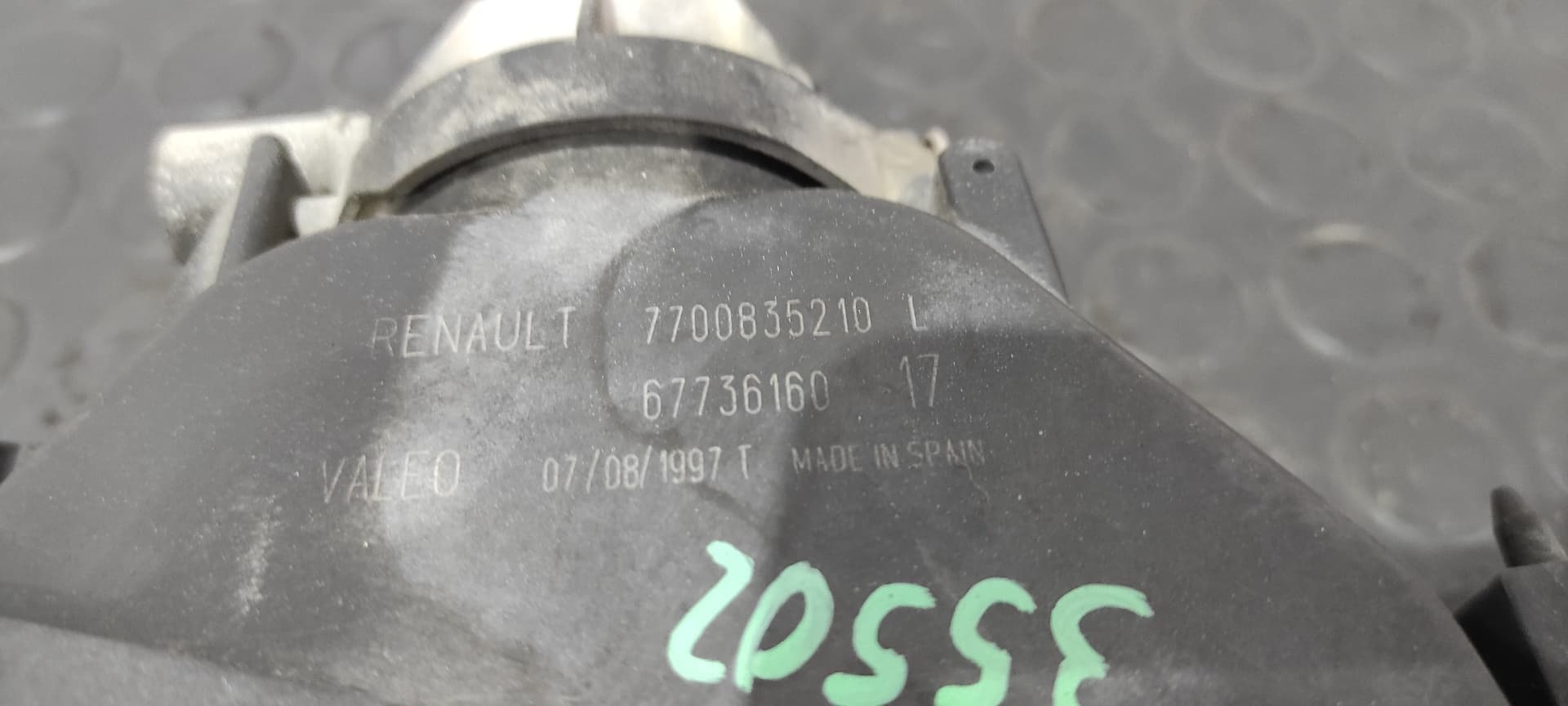 Recambio de FARO ANTINIEBLA DERECHO para RENAULT CLIO I FASE I+II (B/C57) 1.4 Alize E7J referencia OEM IAM 7700835210   - AZUL 2