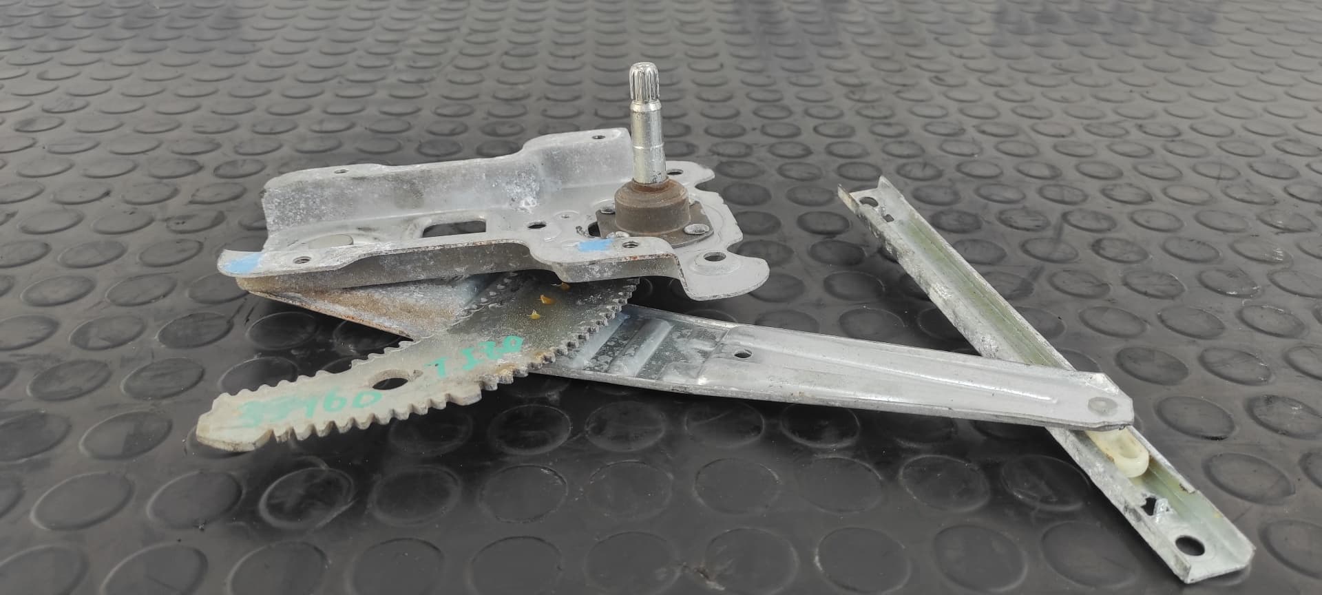 Recambio de ELEVALUNAS TRASERO IZQUIERDO para NISSAN MICRA (K12E) Acenta CR14DE referencia OEM IAM    - GRIS 2