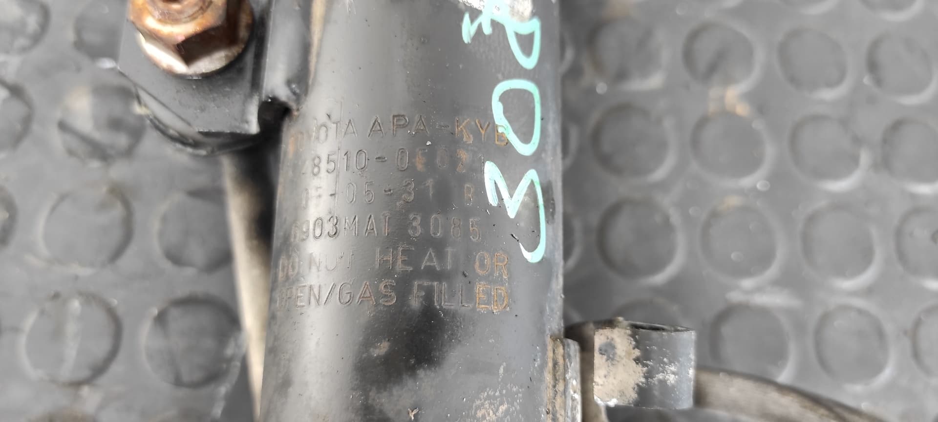 Recambio de AMORTIGUADOR DELANTERO DERECHO para TOYOTA COROLLA VERSO (R1) 2.0 Turbodiesel CAT 1CDFTV referencia OEM IAM 485100F021   - NEGRO 2