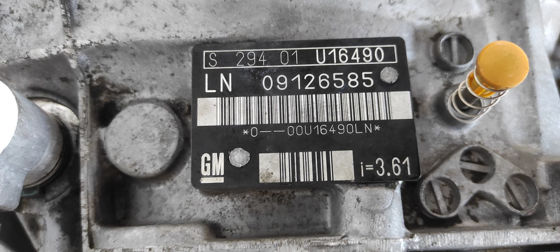 Recambio de CAJA CAMBIOS para OPEL VECTRA B BERLINA Y22DTR referencia OEM IAM 09126585   - BLANCO 3