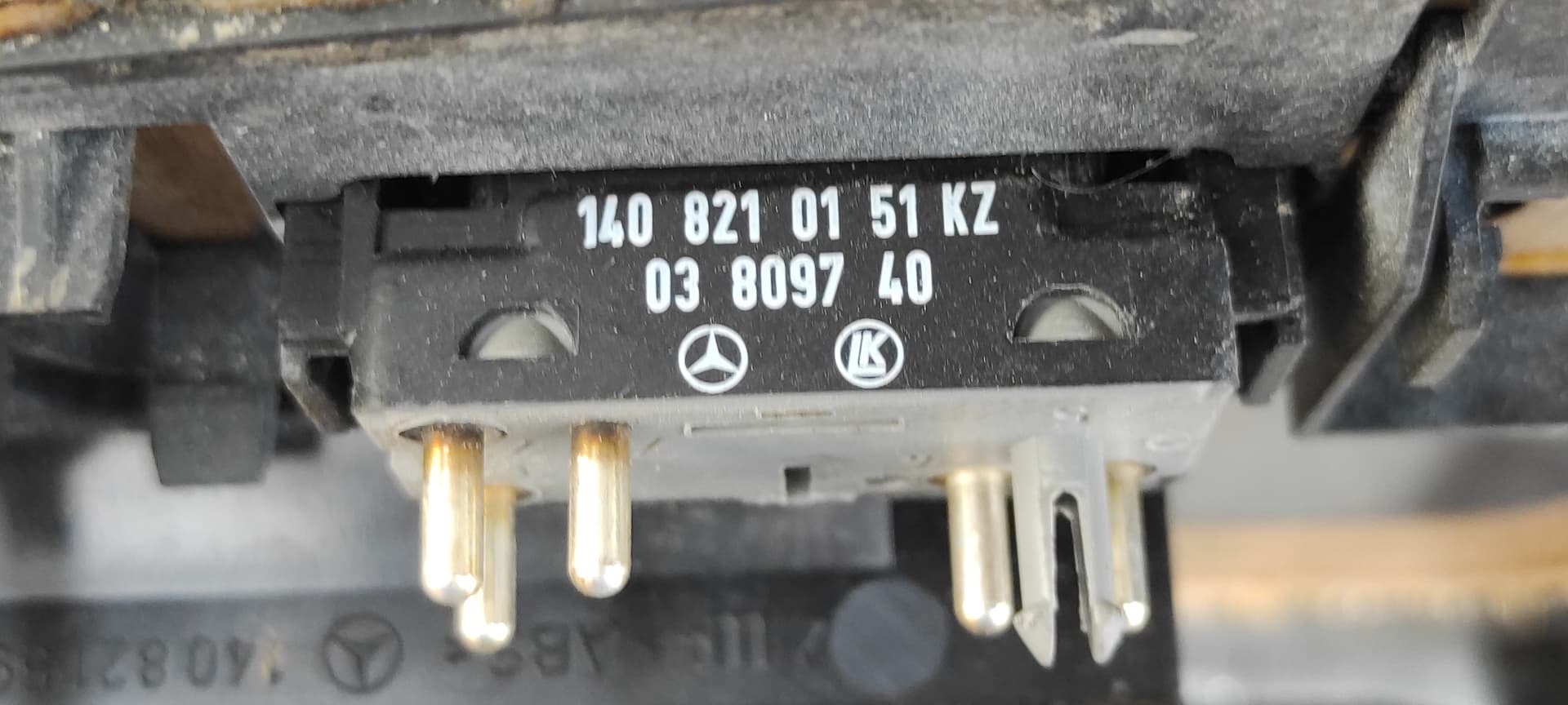 Recambio de MANDO ELEVALUNAS DELANTERO IZQUIERDO para MERCEDES-BENZ CLASE S (W140) BERLINA 3.2 300 SE (140.032) M104990 referencia OEM IAM 1408210151   - AZUL 8
