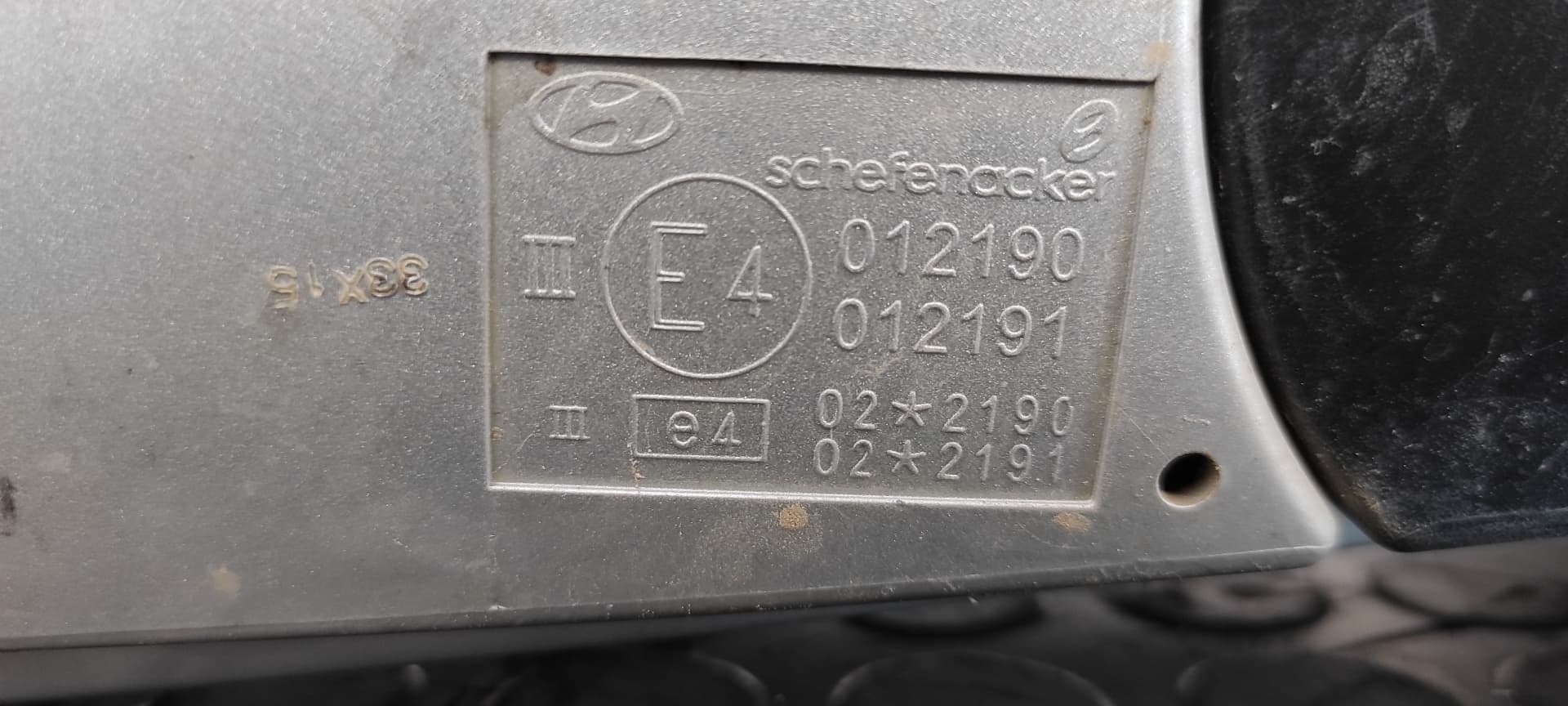 Recambio de RETROVISOR DERECHO para HYUNDAI GETZ (TB) 1.5 CRDi D3EA referencia OEM IAM 012190   - GRIS 2