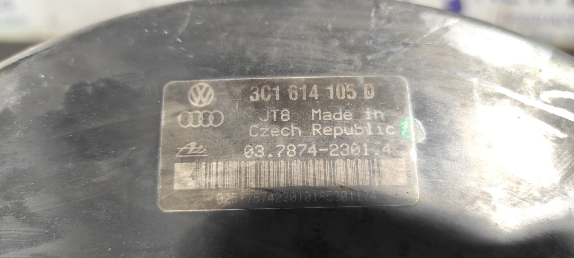 Recambio de SERVOFRENO para VOLKSWAGEN PASSAT BERLINA (3C2) BKC referencia OEM IAM 3C1614105D   - PLATA 2