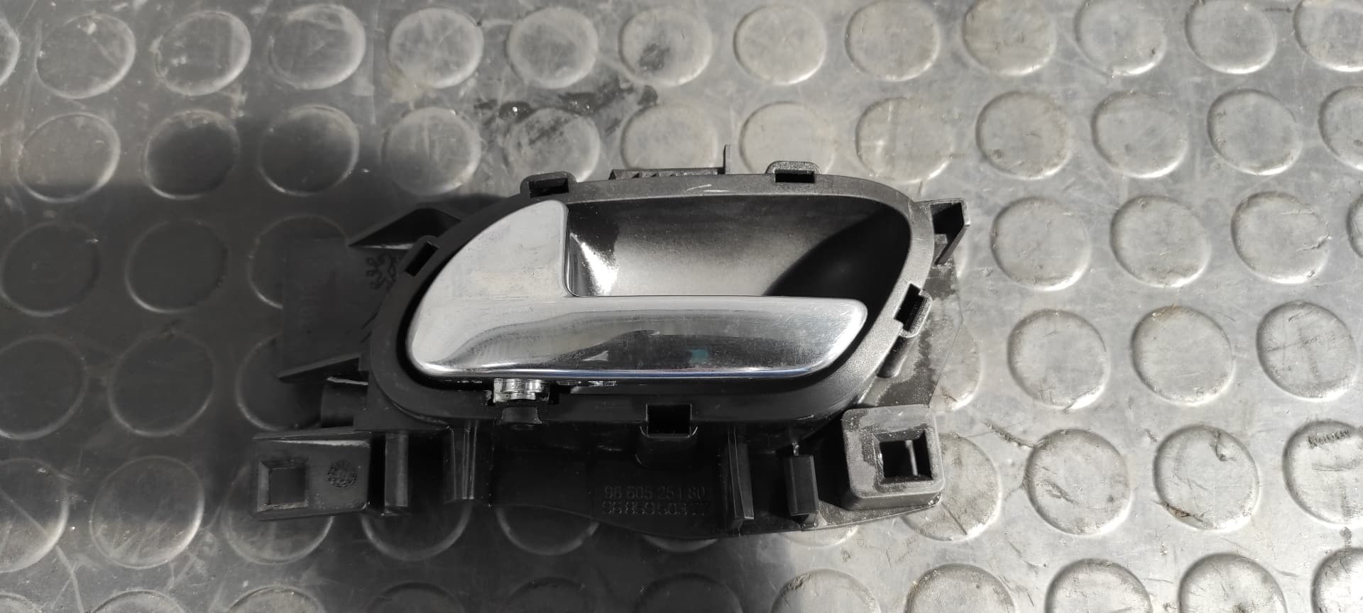 Recambio de MANETA INTERIOR DELANTERA IZQUIERDA para PEUGEOT 308 Confort 5FW referencia OEM IAM 9660525480   - GRIS