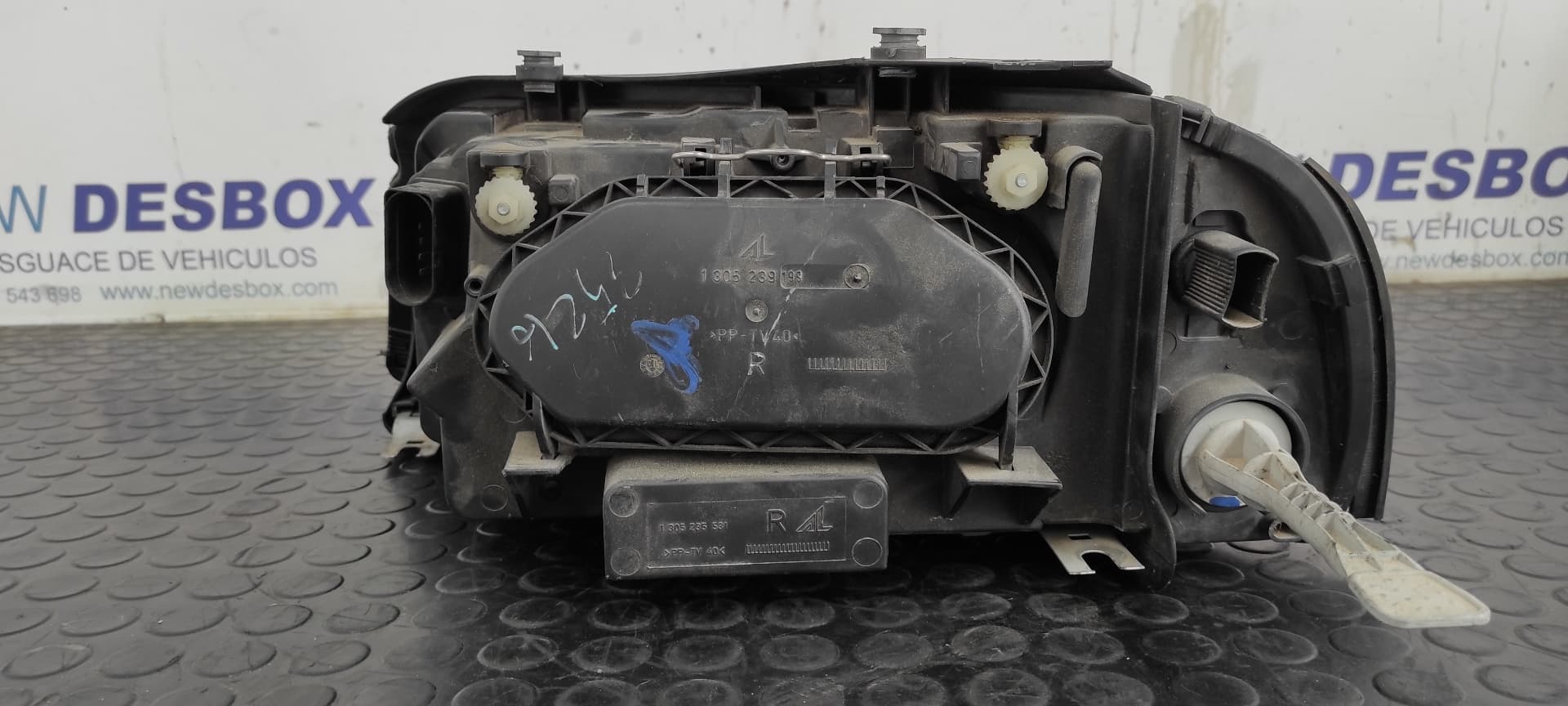 Recambio de FARO DERECHO para VOLKSWAGEN SHARAN (7M6/7M9) Advance AUY referencia OEM IAM 0301182212   - GRIS 5