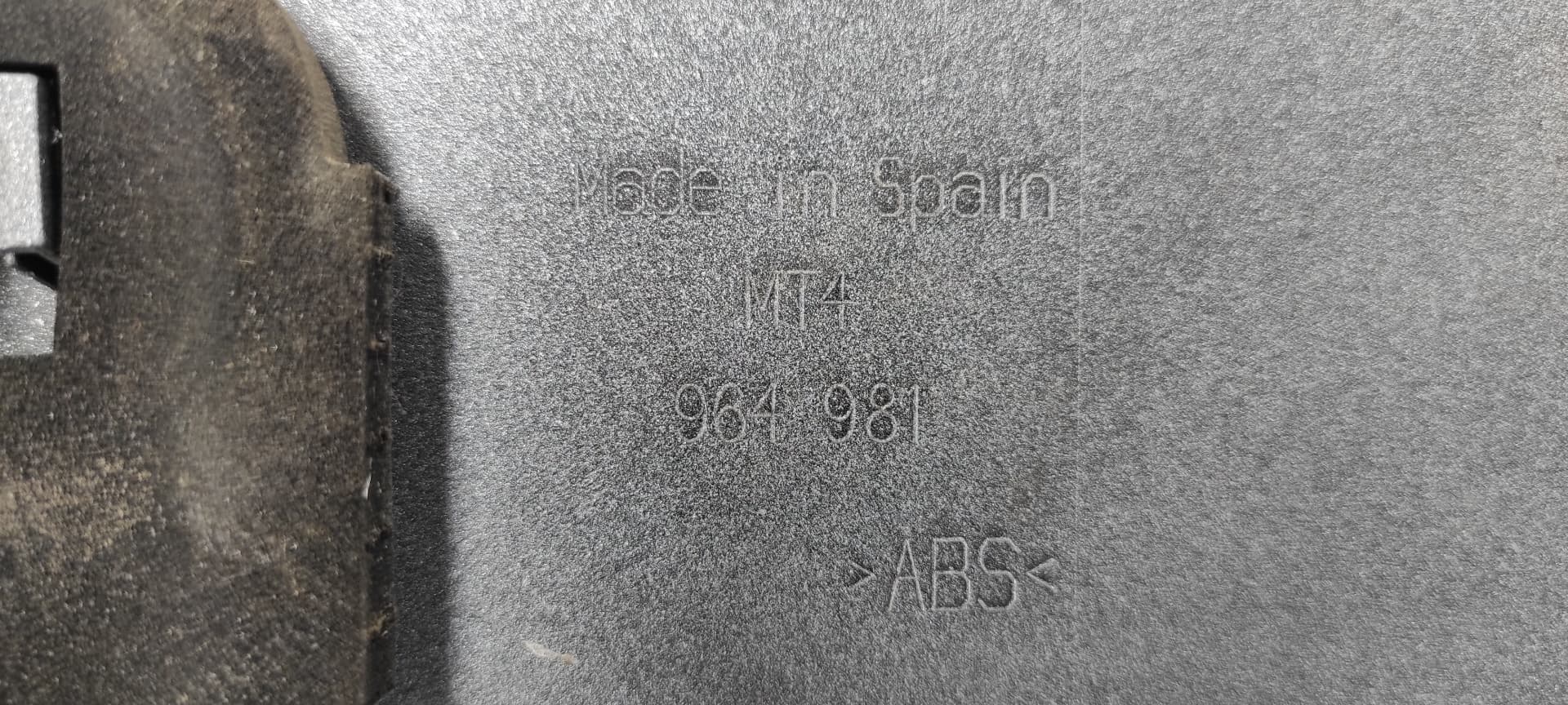 Recambio de PORTAMATRICULAS para VOLKSWAGEN SHARAN (7M6/7M9) Advance AUY referencia OEM IAM 964981   - GRIS 3