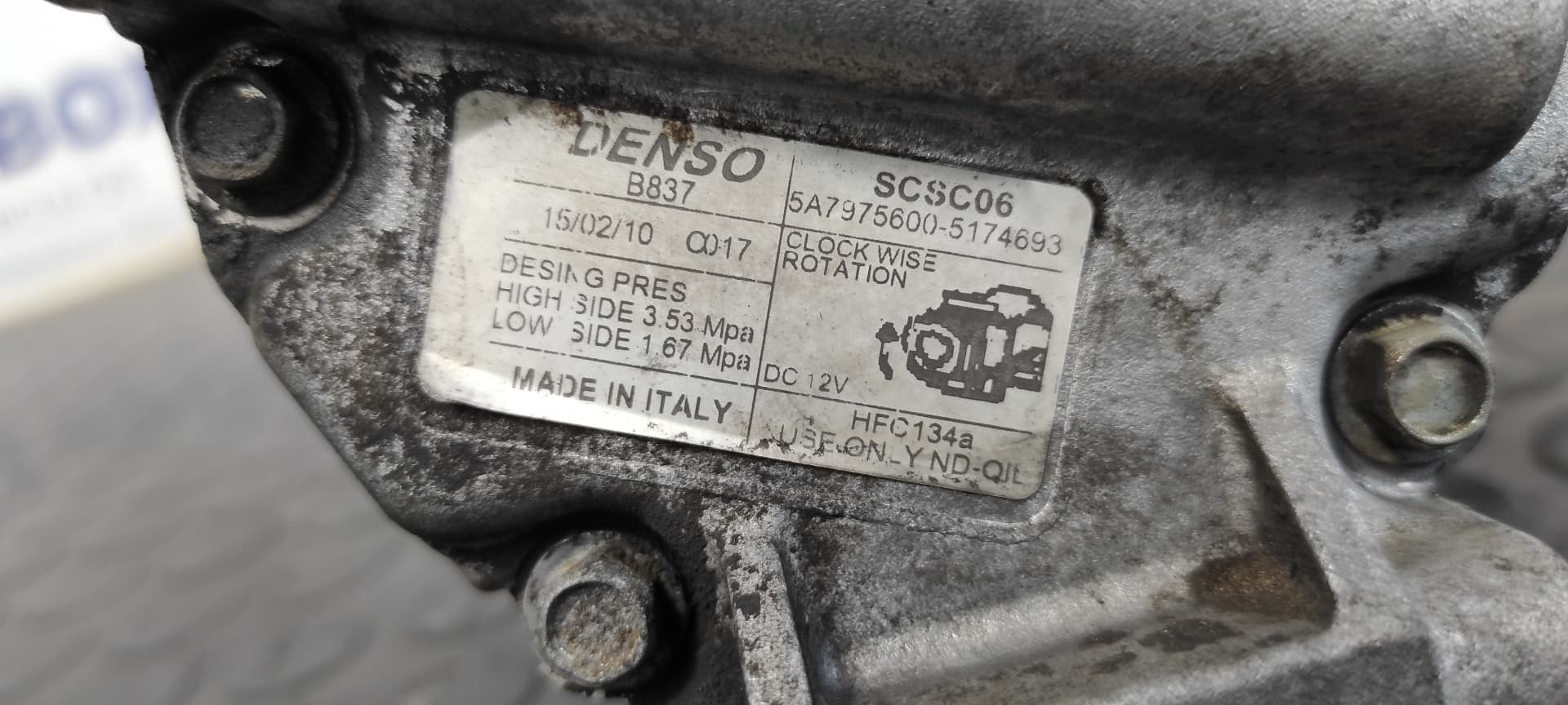 Recambio de COMPRESOR AIRE ACONDICIONADO para FORD KA (CCU) Titanium 169A1000 referencia OEM IAM 5174693   - AZUL 5