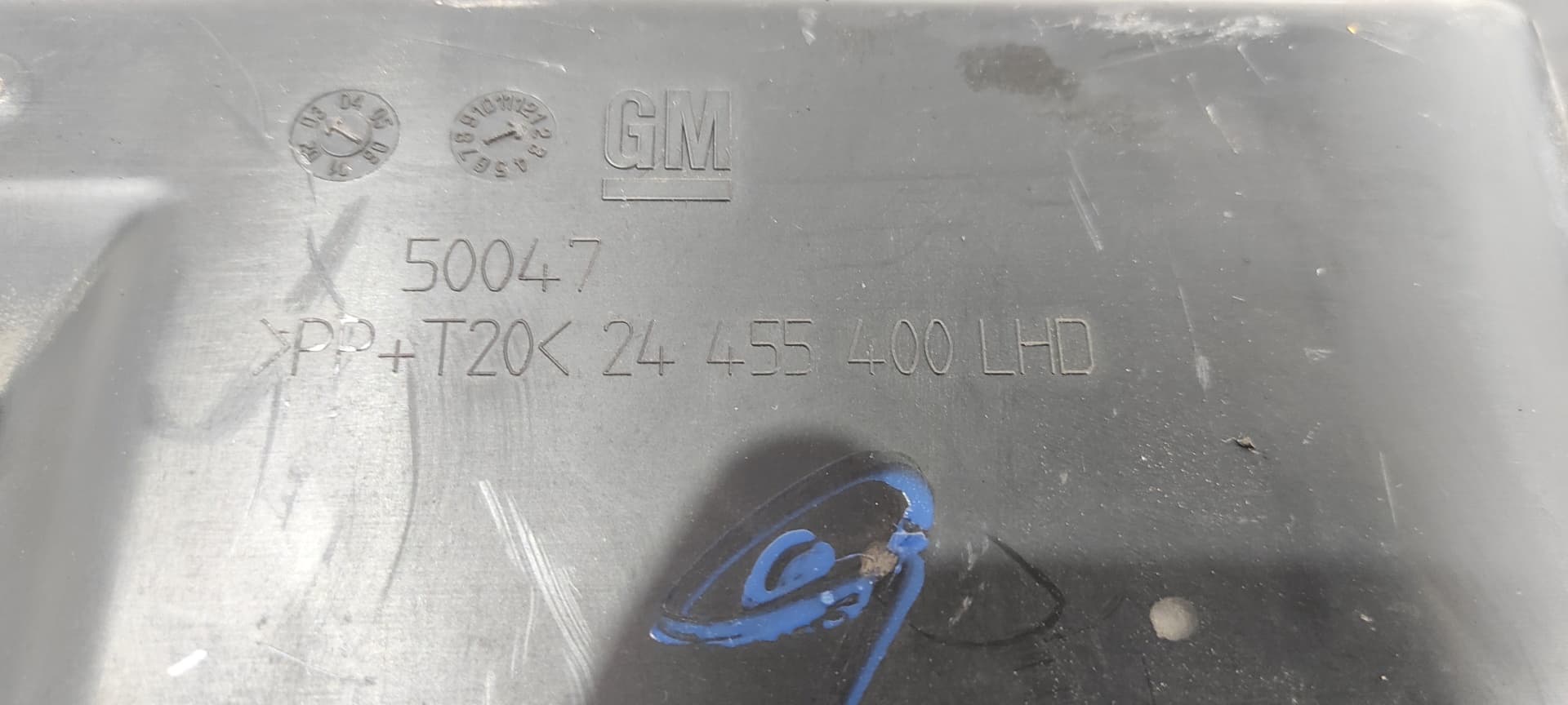 Recambio de GUANTERA para OPEL ZAFIRA A Blue Line Y20DTH referencia OEM IAM 24455400   - NEGRO 9