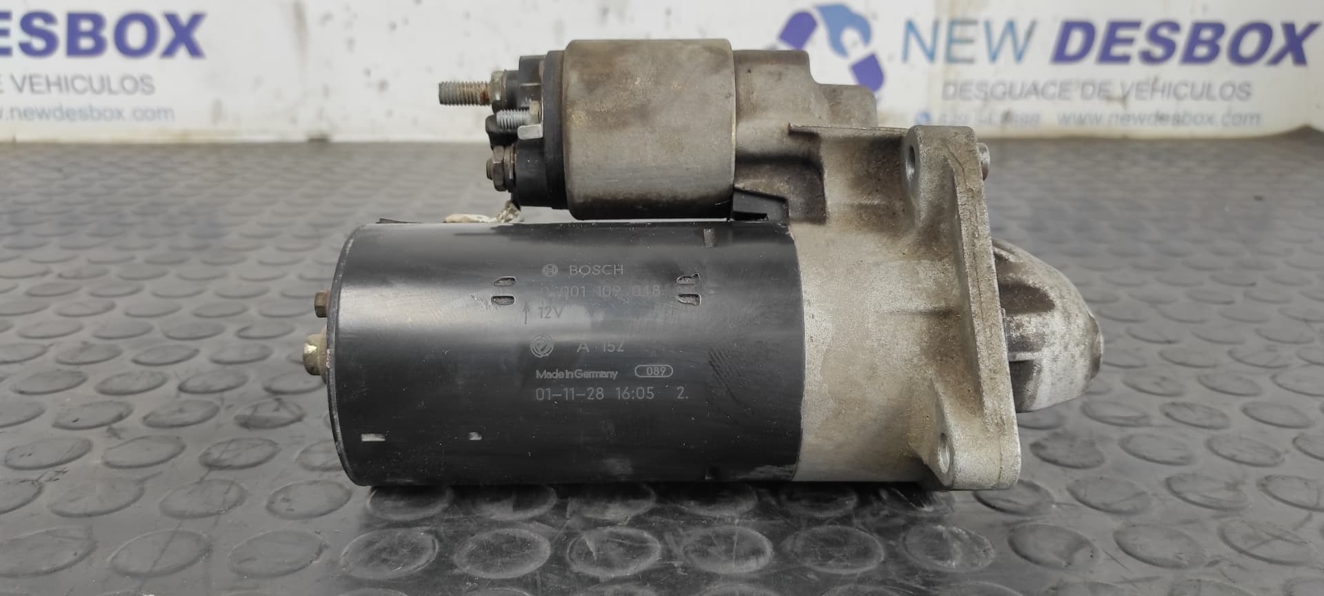 Recambio de MOTOR ARRANQUE para FIAT PUNTO BERLINA (188) 1.9 D Active/EL (I) 188A3000 referencia OEM IAM 0001109048   - BLANCO