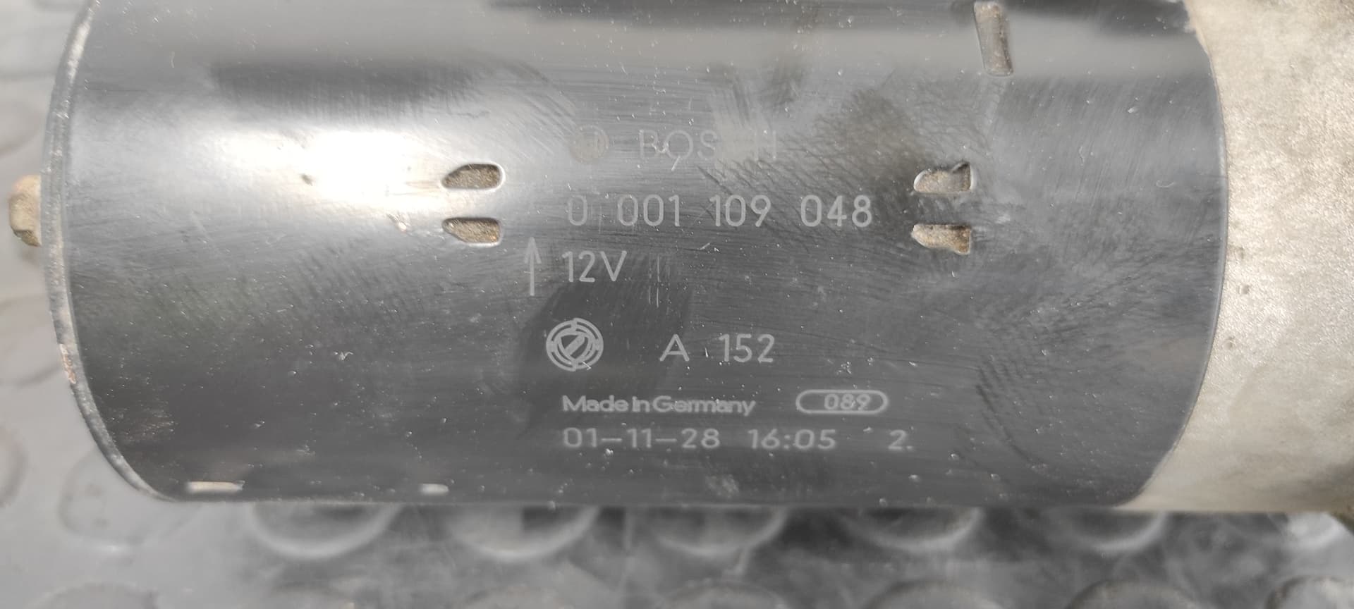 Recambio de MOTOR ARRANQUE para FIAT PUNTO BERLINA (188) 1.9 D Active/EL (I) 188A3000 referencia OEM IAM 0001109048   - BLANCO 2