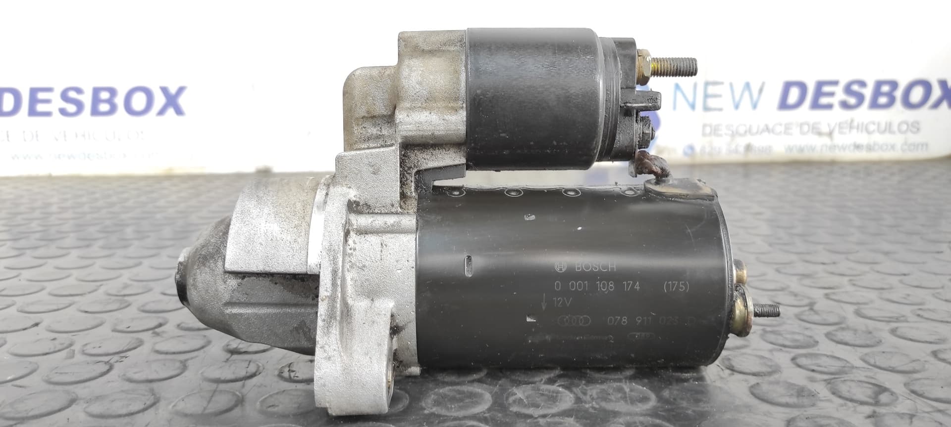 Recambio de MOTOR ARRANQUE para AUDI A6 BERLINA (4B2) 2.4 V6 30V            referencia OEM IAM 078911023D   - AZUL