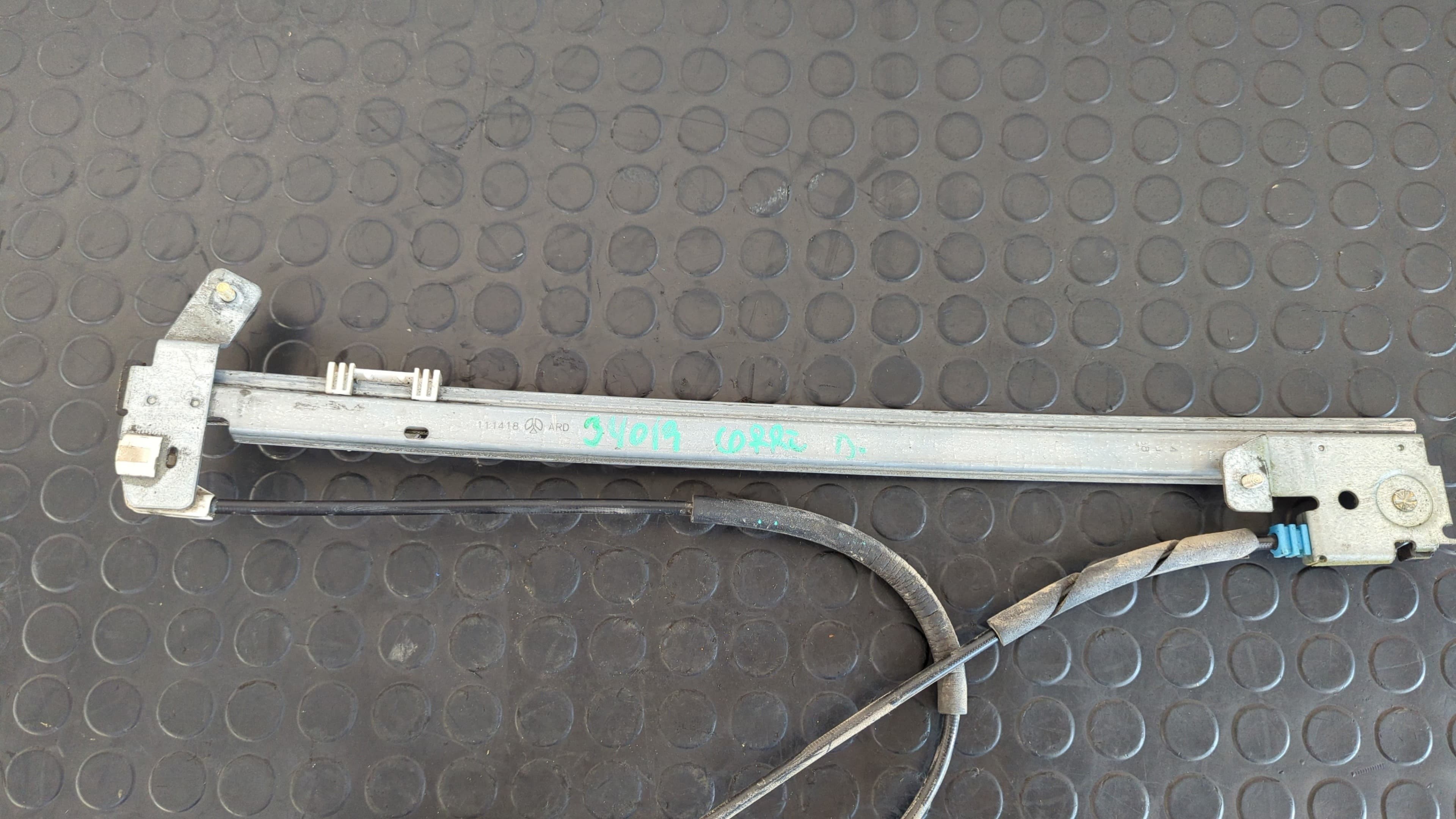 Recambio de ELEVALUNAS CORREDERA DERECHA  para PEUGEOT 806 2.1 Turbodiesel CAT P8CXUD11BTE referencia OEM IAM 111418   - VERDE 6