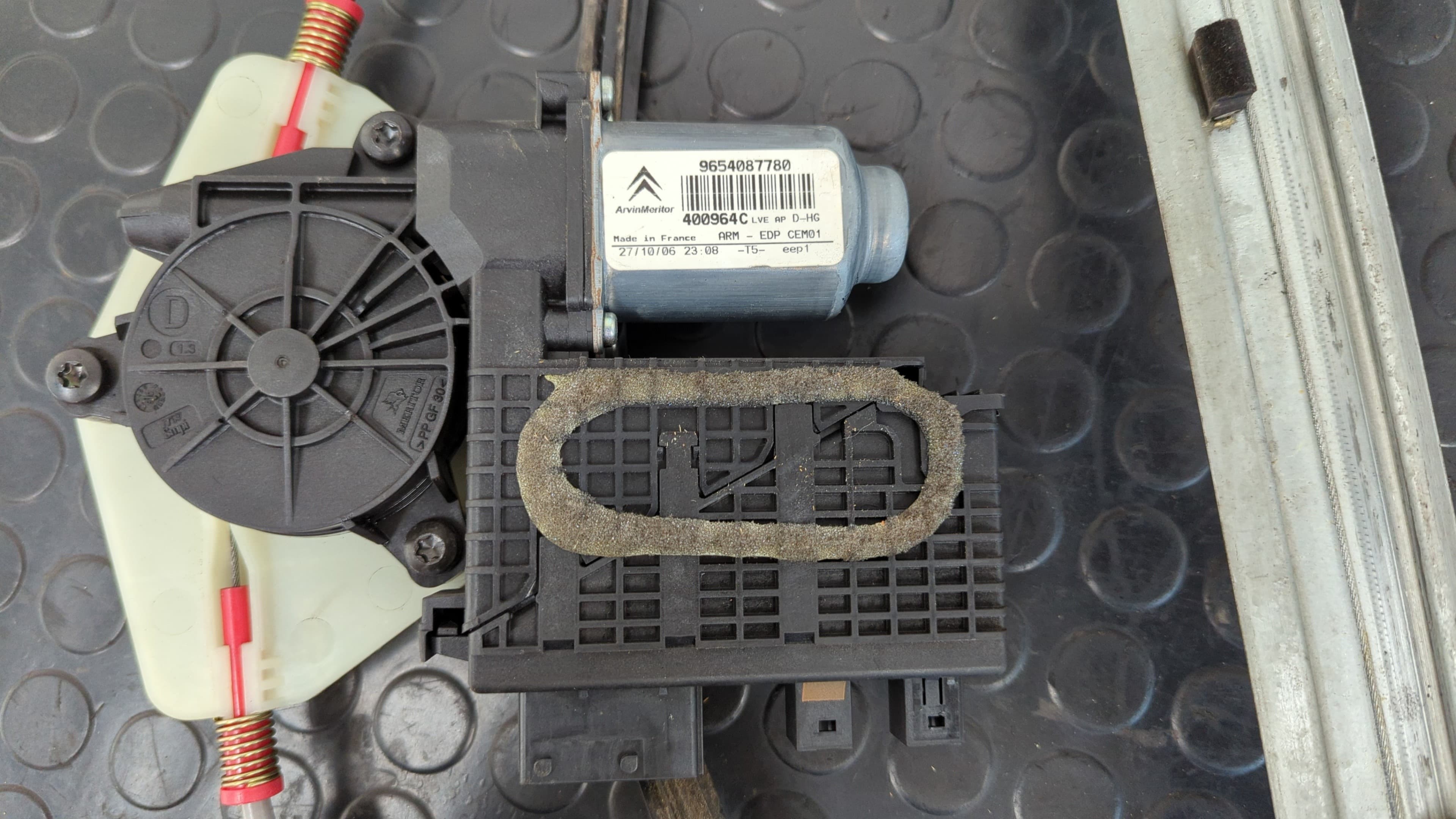 Recambio de ELEVALUNAS DELANTERO DERECHO para CITROEN C4 GRAND PICASSO RHJDW10BTED4 referencia OEM IAM 9654087780   - GRIS 6