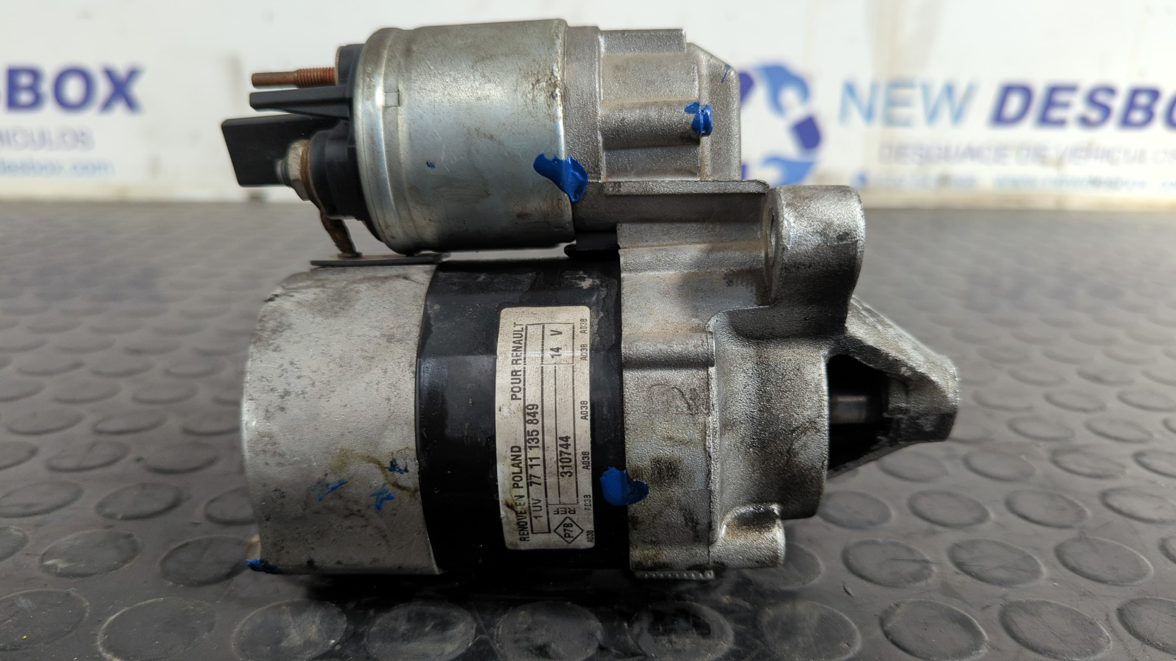 Recambio de MOTOR ARRANQUE para RENAULT MEGANE II BERLINA 3P Confort Authentique K4M760 referencia OEM IAM 8200266777D   - GRIS 4