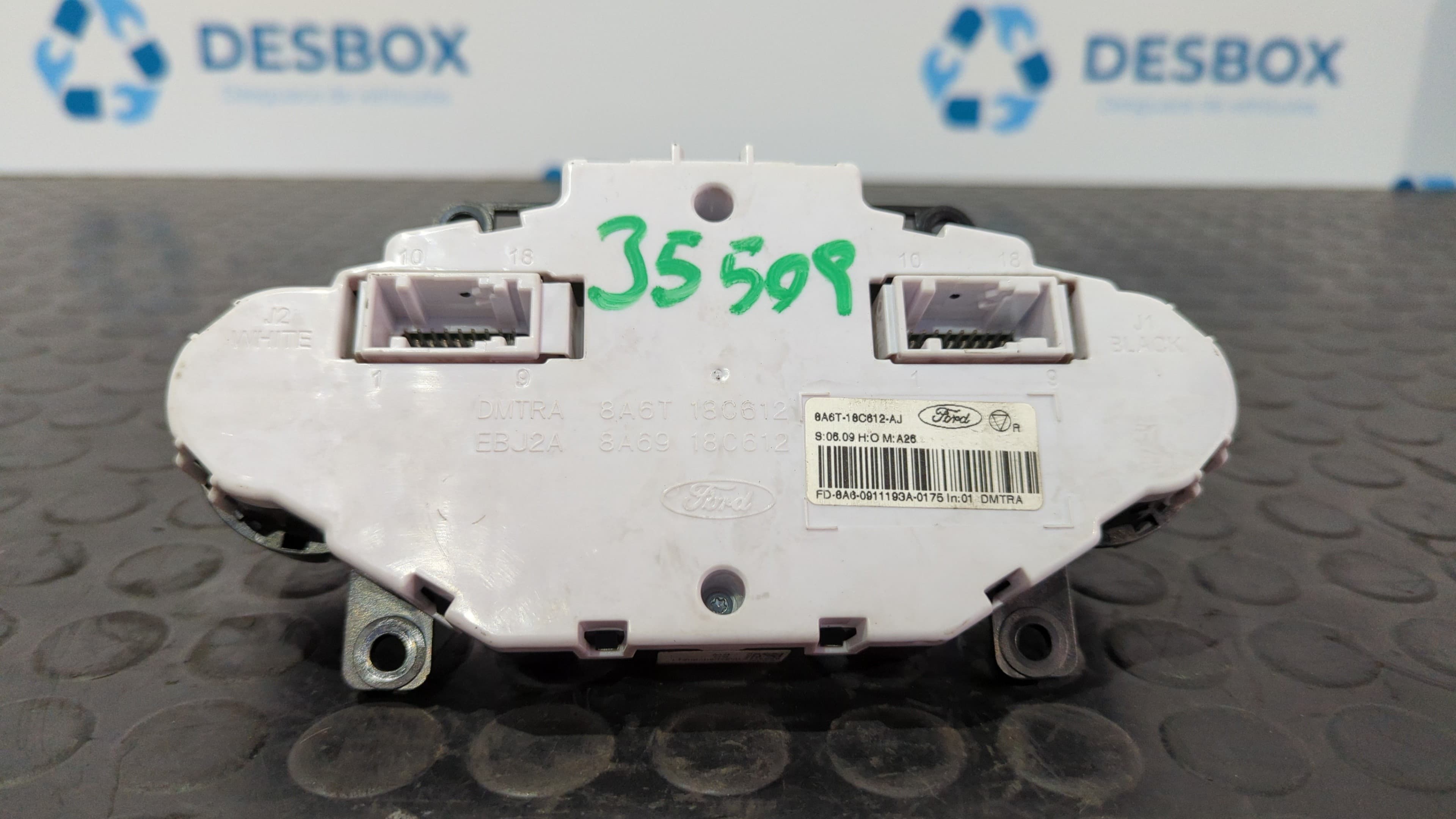 Recambio de MANDO CLIMATIZADOR para FORD FIESTA (CB1) ECOnetic HHJC referencia OEM IAM 8A6T16C612AJ   - BLANCO 7