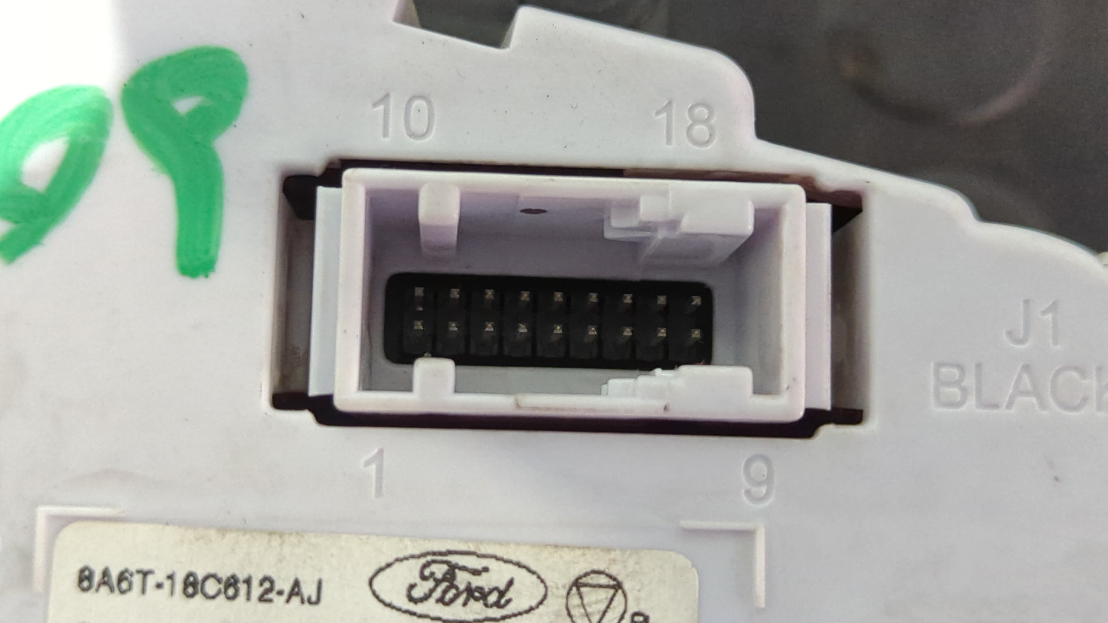 Recambio de MANDO CLIMATIZADOR para FORD FIESTA (CB1) ECOnetic HHJC referencia OEM IAM 8A6T16C612AJ   - BLANCO 4