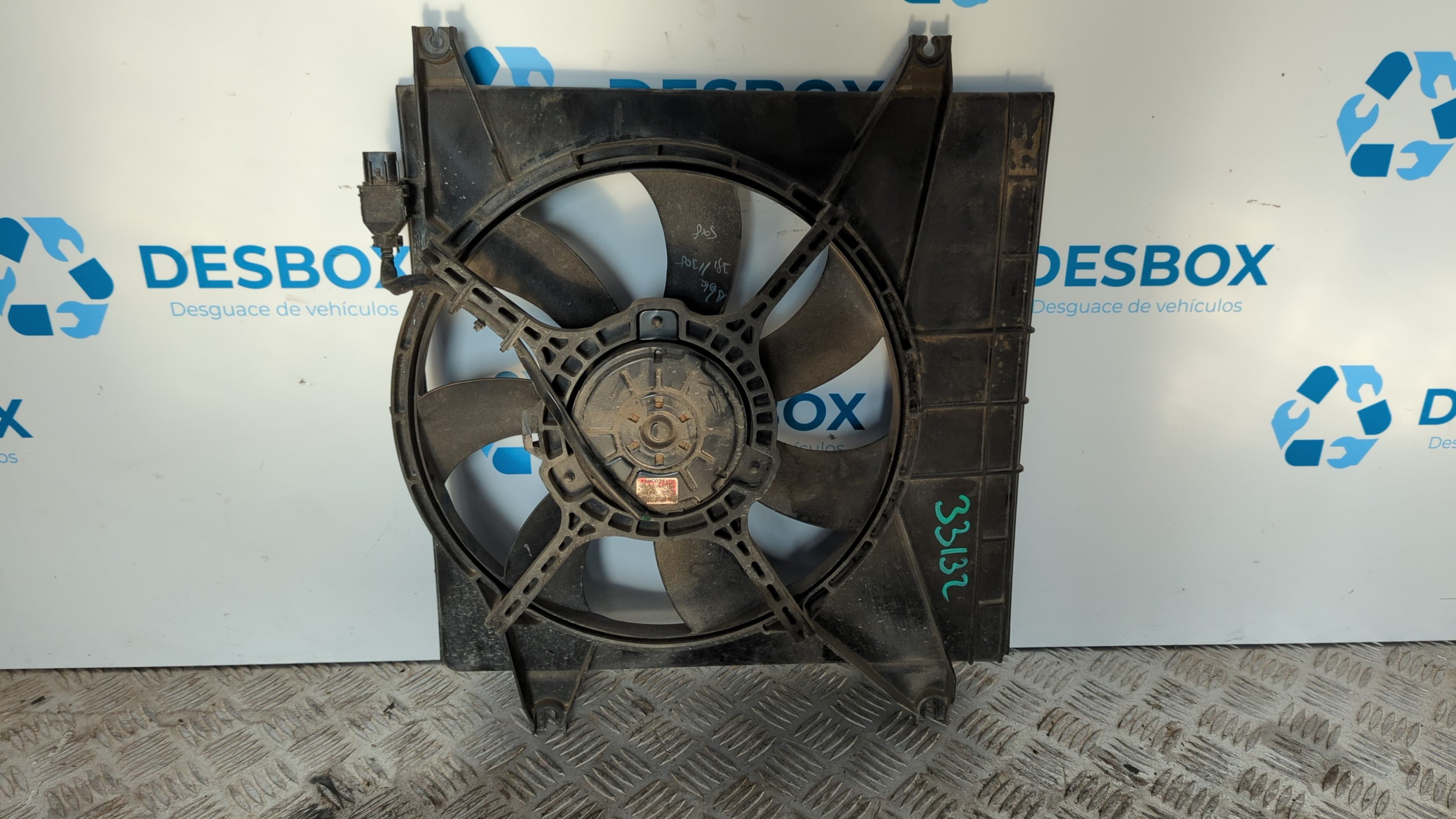 Recambio de ELECTROVENTILADOR para HYUNDAI ATOS (MX) 1.0 CAT G4HD referencia OEM IAM B101QQVEA   - AZUL