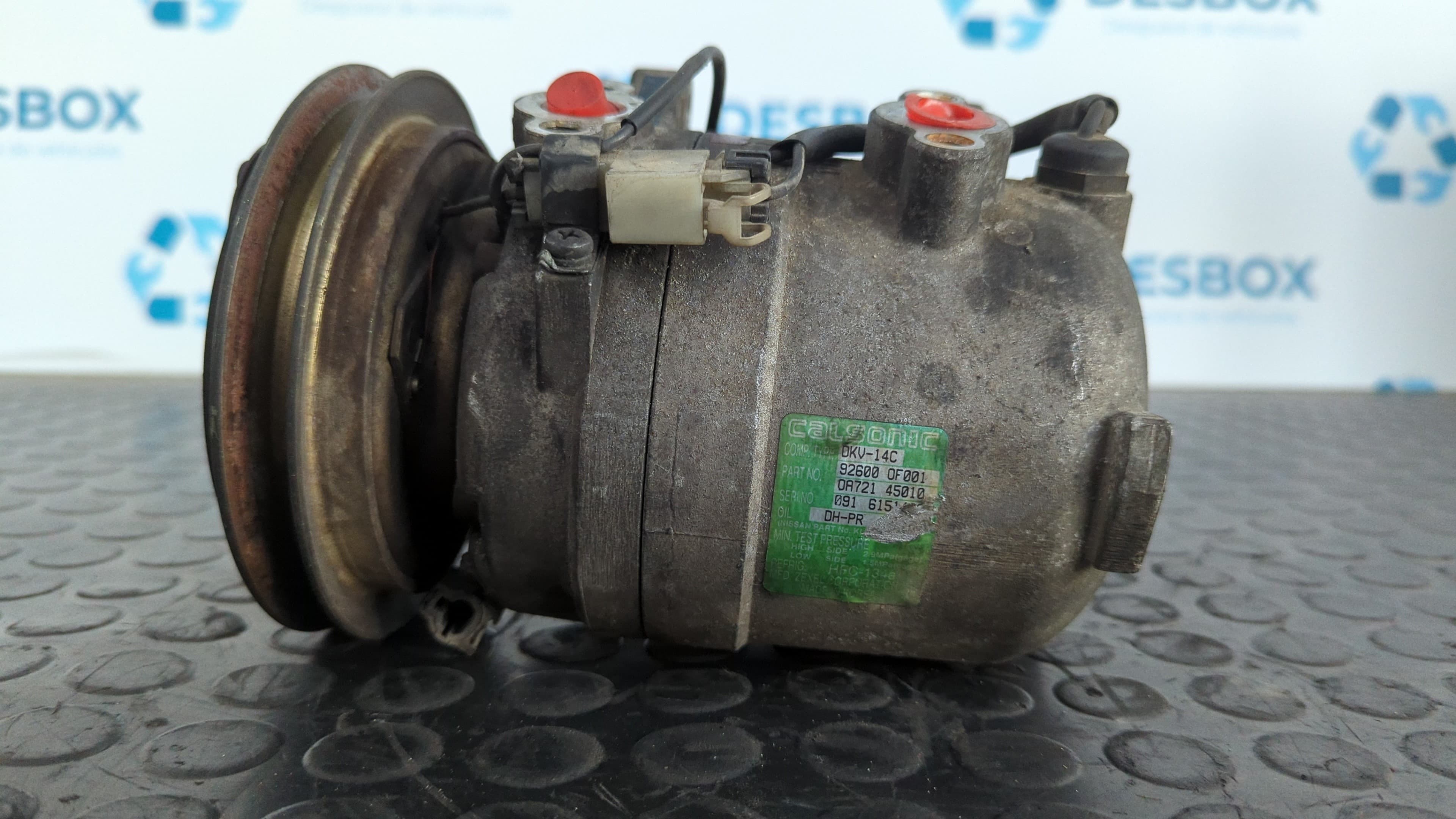 Recambio de COMPRESOR AIRE ACONDICIONADO para NISSAN TERRANO/TERRANO.II (R20) TD27T referencia OEM IAM 926000F001   - NEGRO 5
