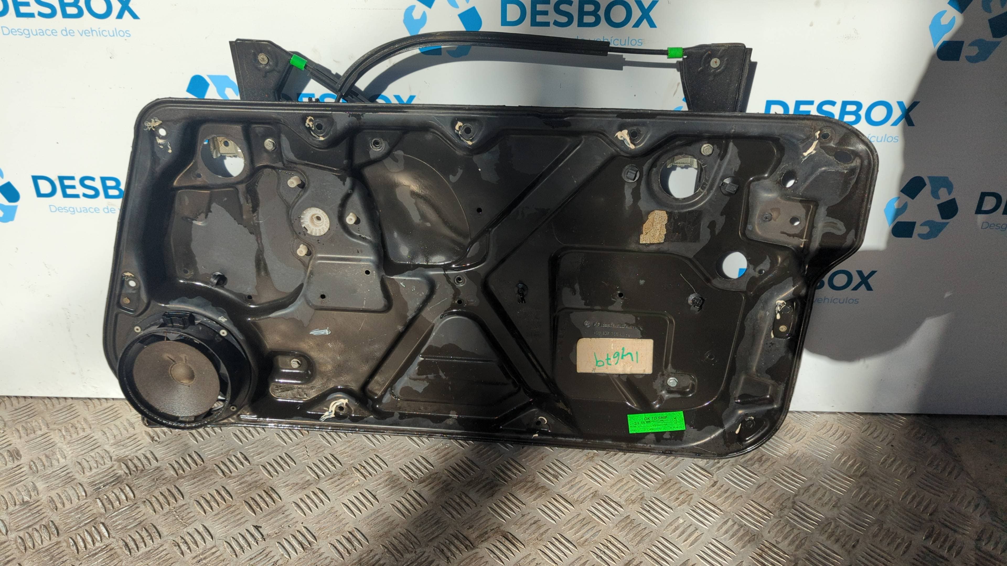 Recambio de ELEVALUNAS DELANTERO DERECHO para VOLKSWAGEN NEW BEETLE (9C1/1C1) 2.0 AQY referencia OEM IAM 1C0837756LL   - ROJO 2