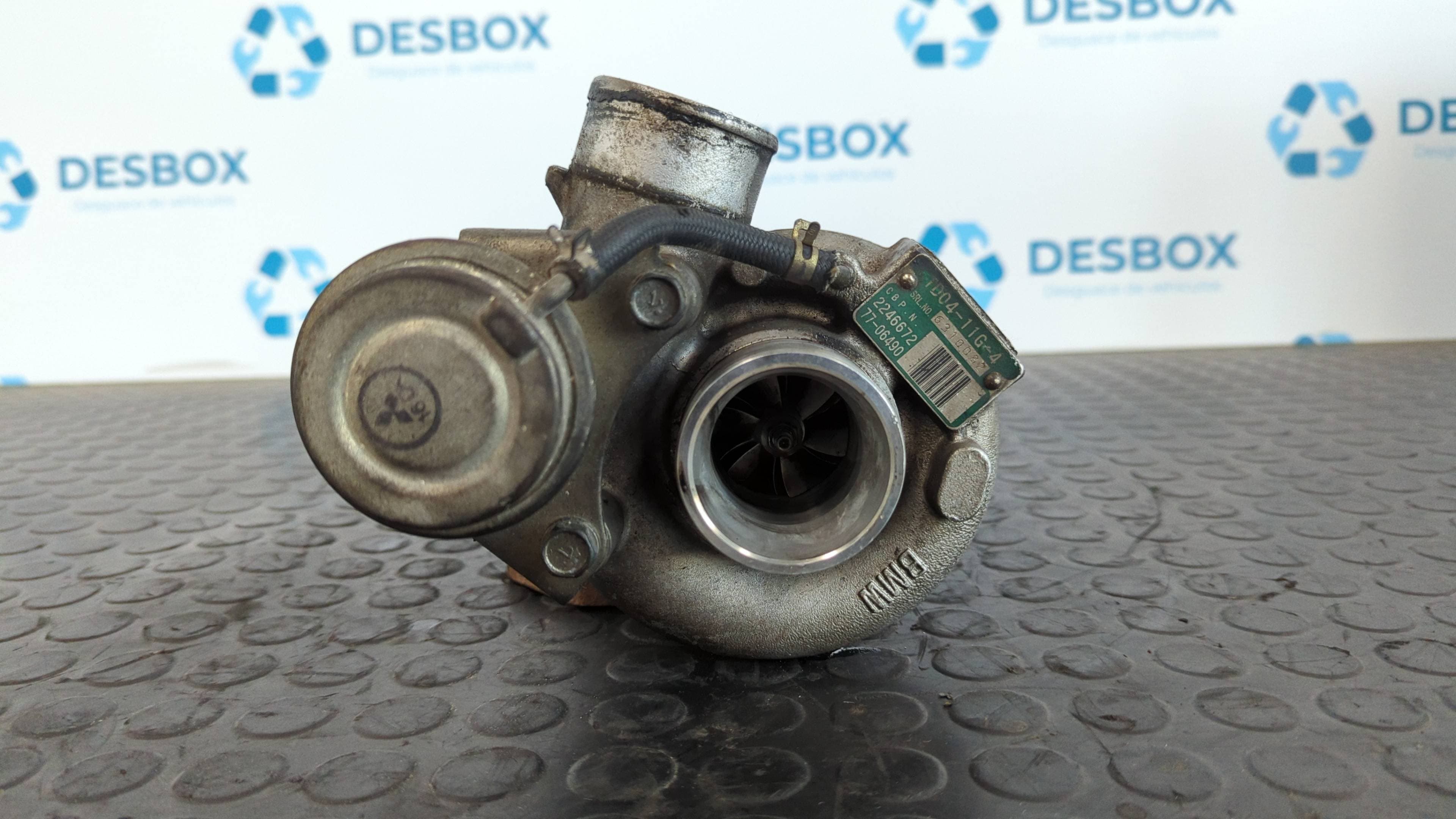 Recambio de TURBOCOMPRESOR para OPEL OMEGA B 2.5 TURBODIESEL (X 25 TD / U 25 TD / L93) X25DT referencia OEM IAM TD0411G4