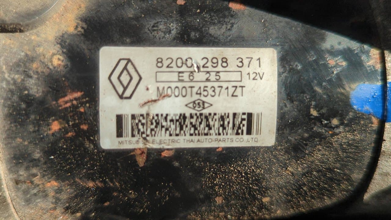 Recambio de MOTOR ARRANQUE para RENAULT MODUS 1.4 K4J770 referencia OEM IAM 8200298371 3