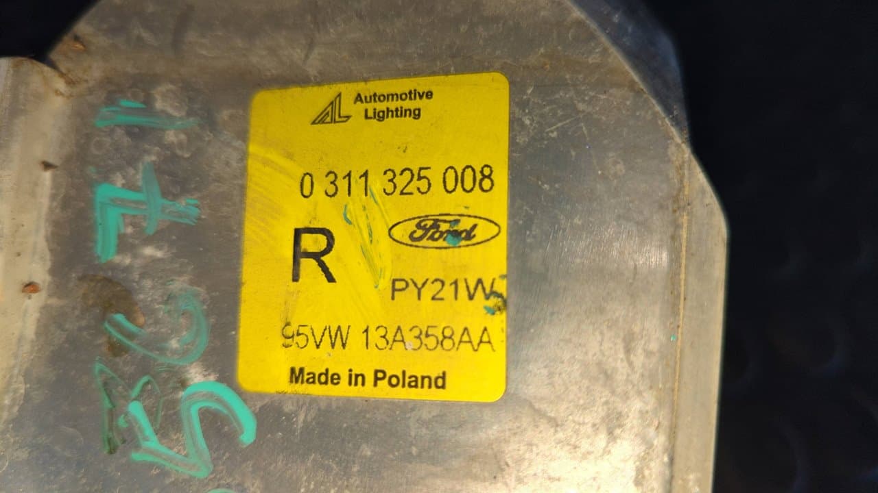 Recambio de PILOTO DELANTERO DERECHO para FORD GALAXY (VX) 1.9 TDI CAT AHU referencia OEM IAM 95VW13A358AA   - NEGRO 3