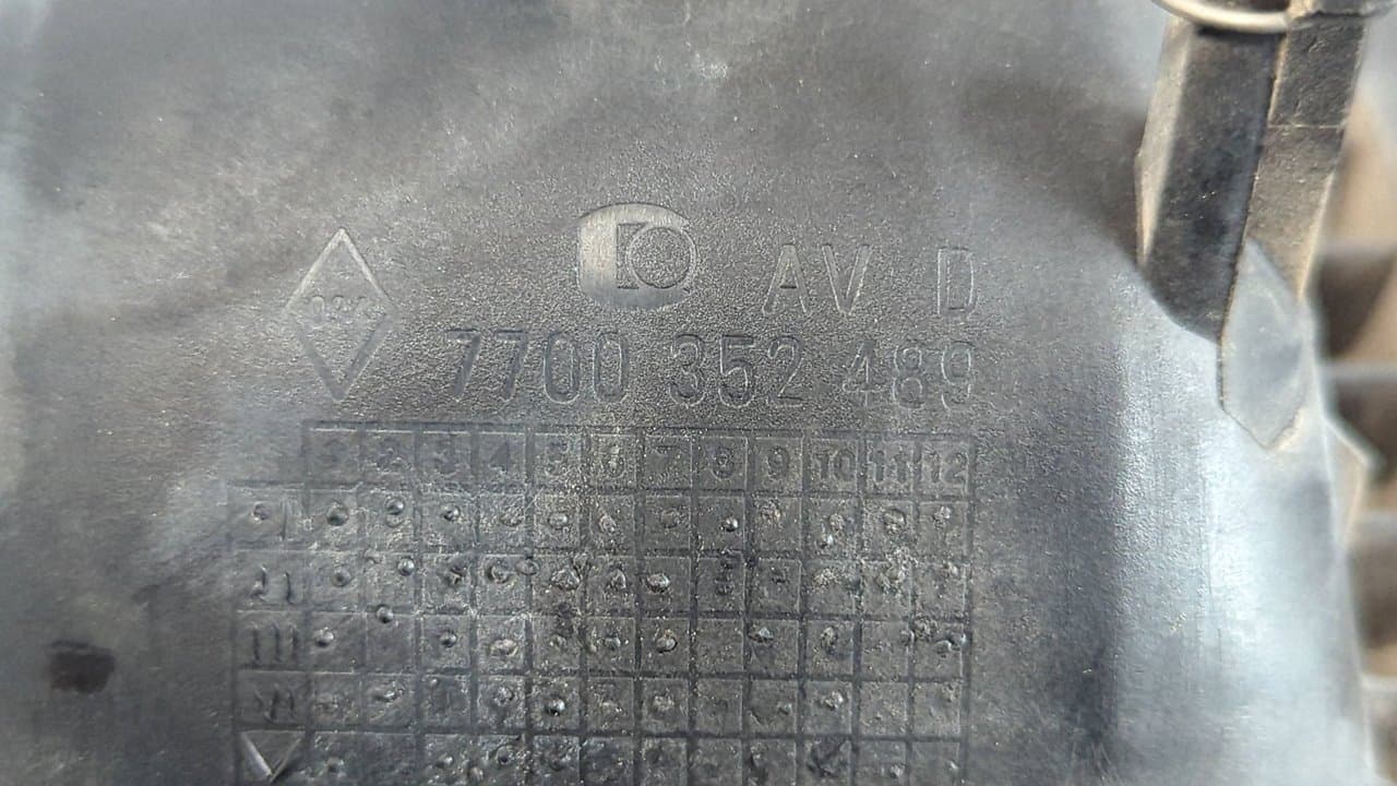 Recambio de MANETA DELANTERA DERECHA para RENAULT MASTER II PH. 2 DOKA/PR. FGST Caja abierta Batalla 3578 mm G9UA7 referencia OEM IAM 7700352489   - BLANCO 5