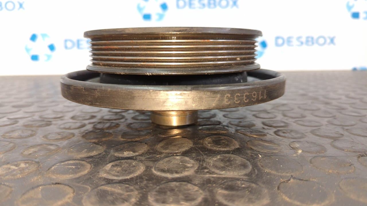 Recambio de POLEA CIGUEÑAL para MERCEDES-BENZ VITO MIXTO 06.2003 -> 111  CDI  Compacto  (639.601) 646982 referencia OEM IAM A6110300503   - BLANCO 5