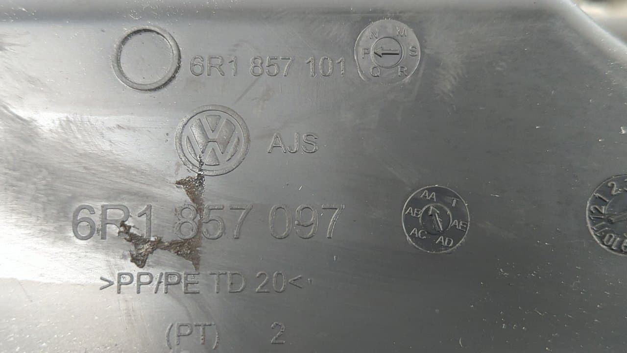 Recambio de GUANTERA para VOLKSWAGEN POLO (6C1) Advance BlueMotion CUS referencia OEM IAM 6R1857097   - AZUL 7