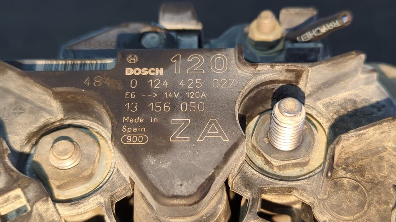 Recambio de ALTERNADOR para OPEL ASTRA H BERLINA Cosmo Z18XE referencia OEM IAM 13156050   - NEGRO 3