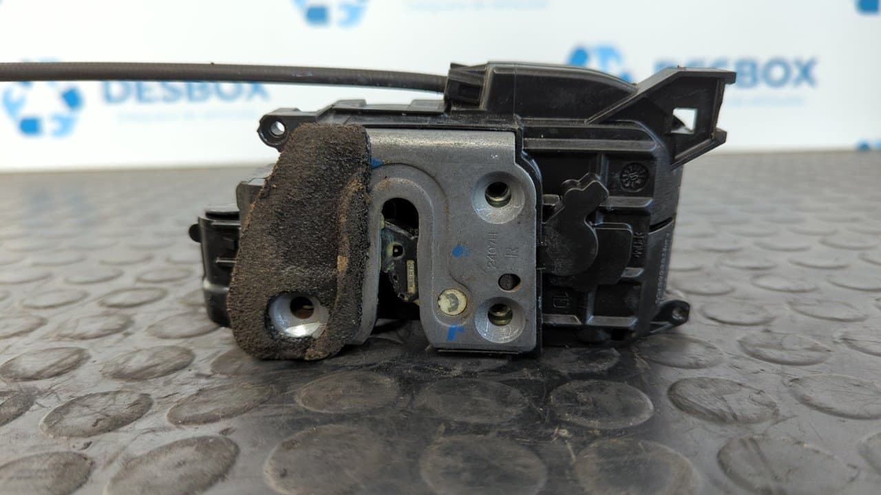 Recambio de CERRADURA PUERTA TRASERA DERECHA para RENAULT LAGUNA III Authentique M9RG7 referencia OEM IAM 825000003RB   - NEGRO 4