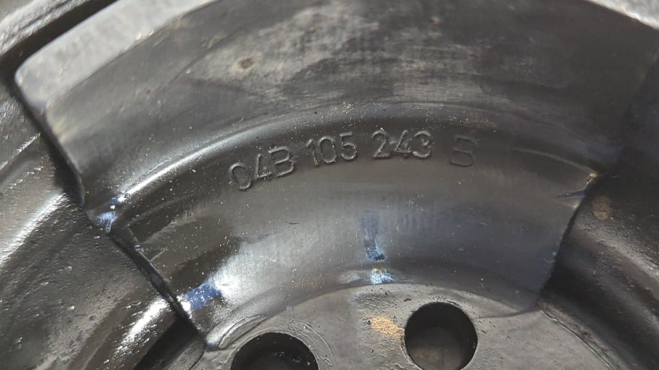 Recambio de POLEA CIGUEÑAL para VOLKSWAGEN POLO (6C1) Advance BlueMotion CUS referencia OEM IAM 04B105243B   - AZUL 3