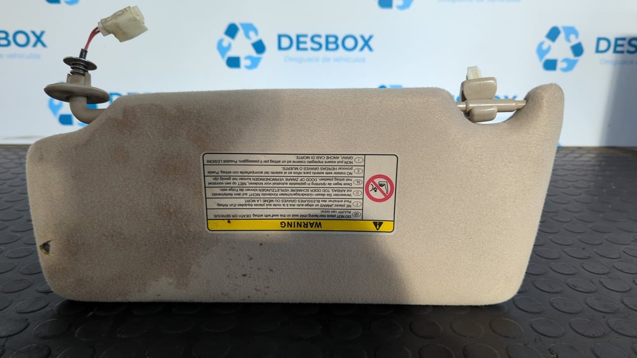 Recambio de PARASOL DERECHO para TOYOTA LEXUS RX 400h 1MZ-FE referencia OEM IAM VL4259   - VERDE OSCURO 4