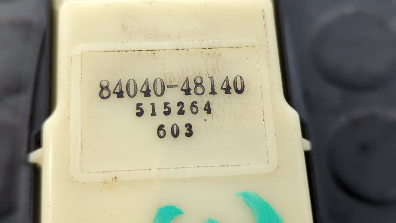 Recambio de MANDO ELEVALUNAS DELANTERO IZQUIERDO para TOYOTA LEXUS RX 1MZ-FE referencia OEM IAM 8404048140   - VERDE OSCURO 5