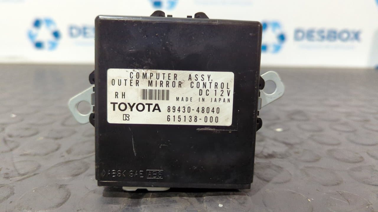 Recambio de MODULO ELECTRONICO para TOYOTA LEXUS RX 400h 1MZ-FE referencia OEM IAM 8943048040   - VERDE OSCURO