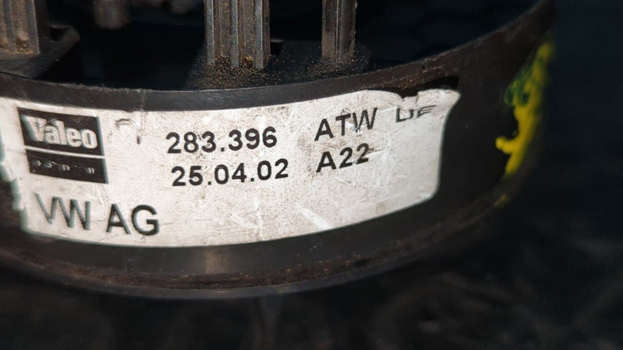 Recambio de ANILLO AIRBAG para VOLKSWAGEN POLO (9N1) 1.2 12V referencia OEM IAM 283396   - ROJO 8