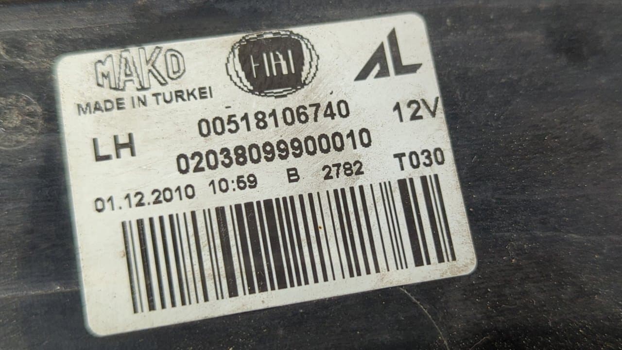 Recambio de PILOTO TRASERO IZQUIERDO para FIAT DOBLO CARGO Basis Kasten 199A3000 referencia OEM IAM 00518106740   - BLANCO 6