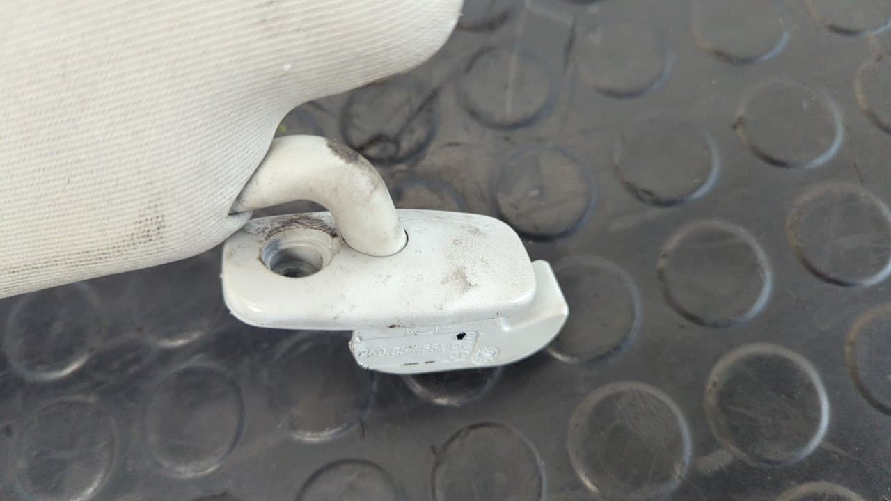 Recambio de PARASOL IZQUIERDO para VOLKSWAGEN CADDY KA/KB (2K) 2.0 SDI BDJ referencia OEM IAM 2K0857551A   - BLANCO 3