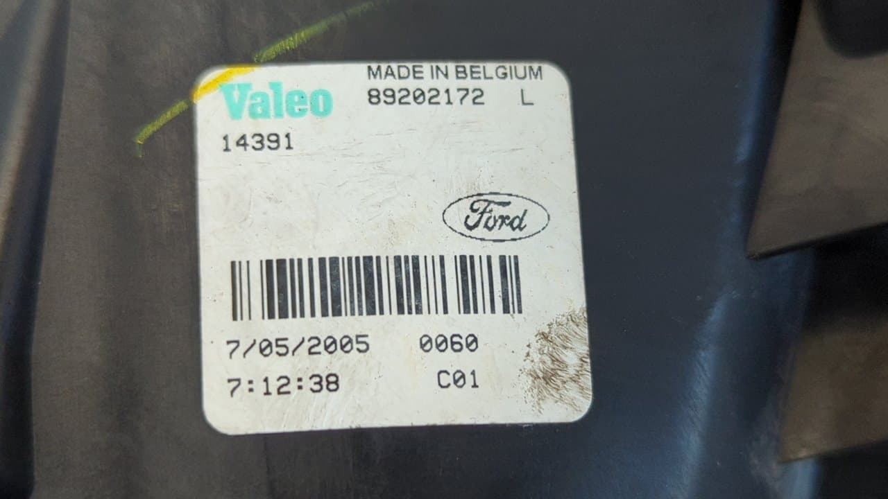 Recambio de FARO ANTINIEBLA IZQUIERDO para FORD FIESTA (CBK) Fun F6JA referencia OEM IAM 89202172 2