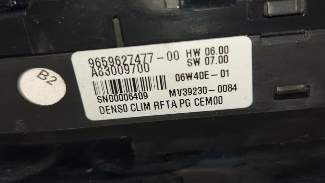 Recambio de MANDO CLIMATIZADOR para CITROEN C4 GRAND PICASSO Exclusive RHJDW10BTED4 referencia OEM IAM 965962747700   - GRIS 8