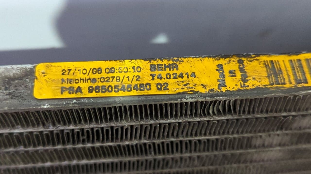 Recambio de CONDENSADOR / RADIADOR  AIRE ACONDICIONADO para CITROEN C4 GRAND PICASSO Exclusive RHJDW10BTED4 referencia OEM IAM 9650545480   - GRIS 3