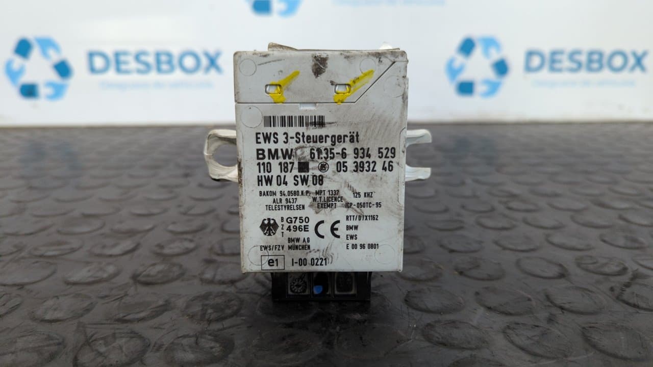 Recambio de CENTRALITA INMOVILIZADOR para BMW MINI (R50,R53) Cooper S W10B16A referencia OEM IAM 61356934529   - ROJO