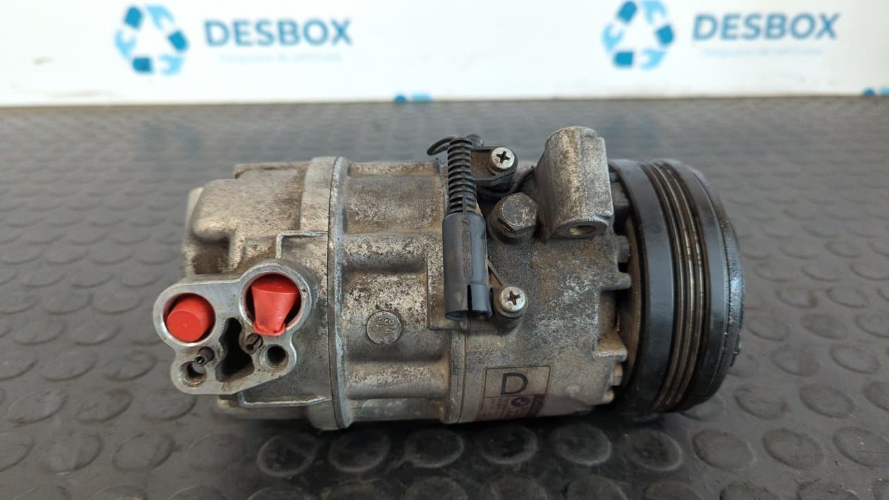 Recambio de COMPRESOR AIRE ACONDICIONADO para BMW SERIE 3 COMPACT (E46) 2.0 16V Diesel CAT M47N204D4 referencia OEM IAM  64526905643 - ROJO GRANATE 6