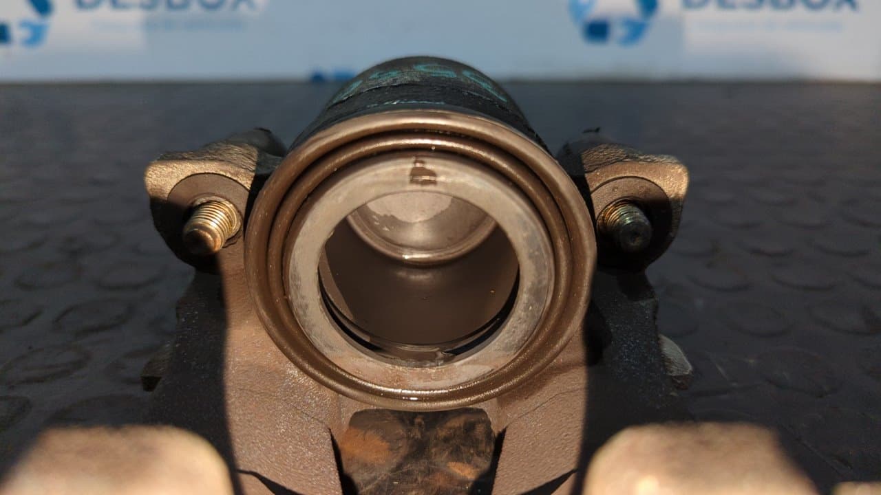 Recambio de PINZA DE FRENO DELANTERA IZQUIERDA para VOLKSWAGEN POLO (6R1) Advance CAY referencia OEM IAM ATE 81 - NEGRO 5