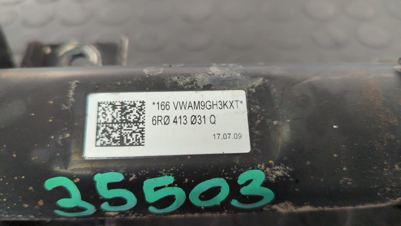 Recambio de AMORTIGUADOR DELANTERO DERECHO para VOLKSWAGEN POLO (6R1) Advance CAY referencia OEM IAM 6R0413031Q - NEGRO 4