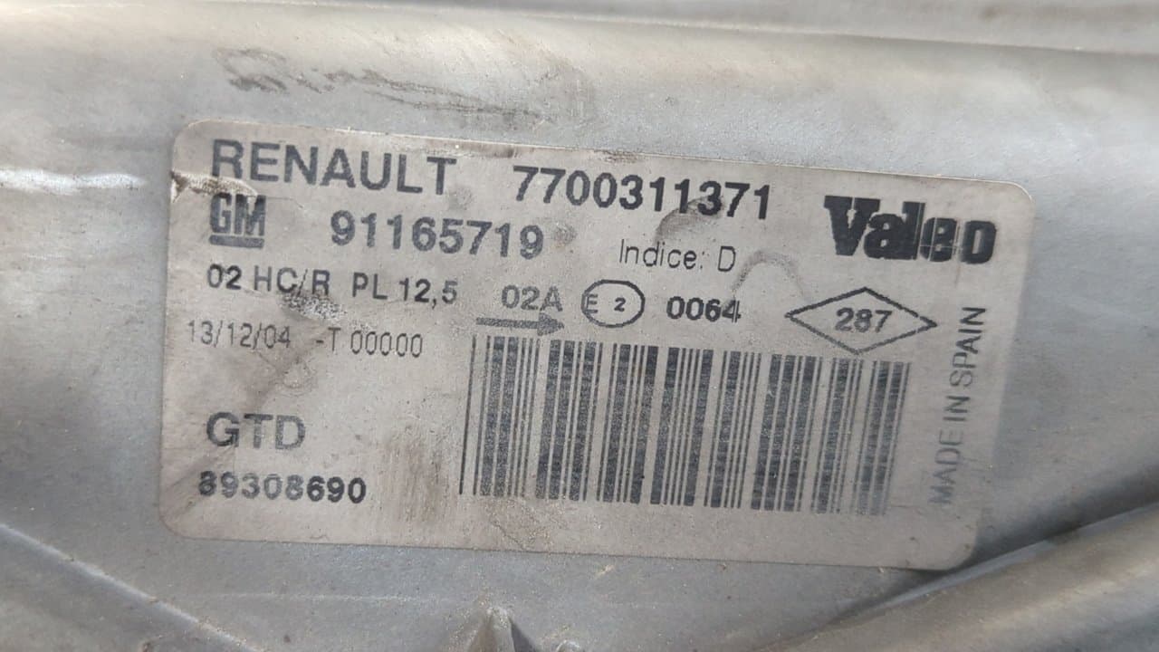 Recambio de FARO IZQUIERDO para NISSAN PRIMASTAR (X83) Caja cerrada batalla corta 2,7t G9U730 referencia OEM IAM  7700311371 - BLANCO 3