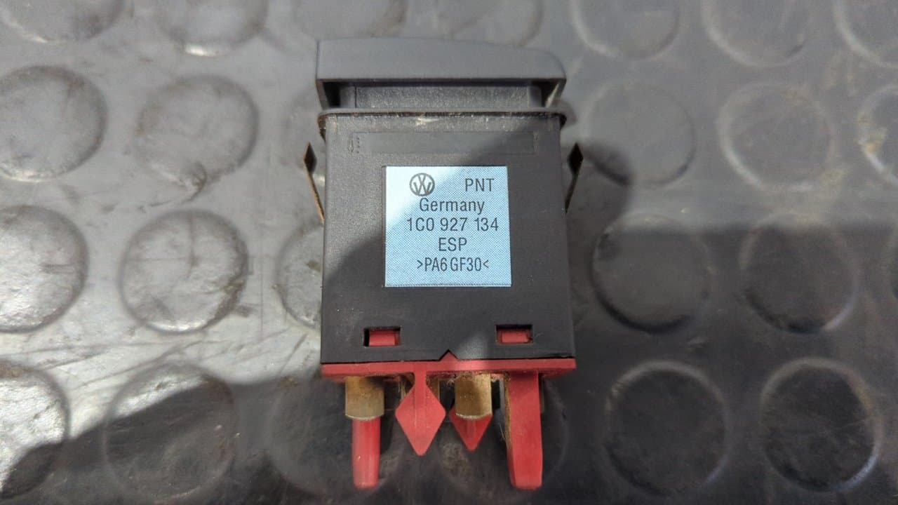 Recambio de INTERRUPTOR para VOLKSWAGEN NEW BEETLE (9C1/1C1) 2.0 AQY referencia OEM IAM 1C0927134 - ROJO 2