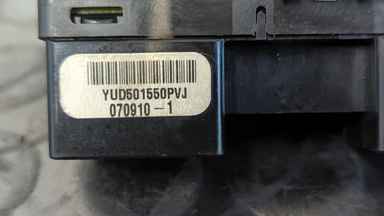 Recambio de MANDO ELEVALUNAS DELANTERO IZQUIERDO para LAND ROVER RANGE ROVER SPORT 368DT referencia OEM IAM YUD501550PVJ - NEGRO 8