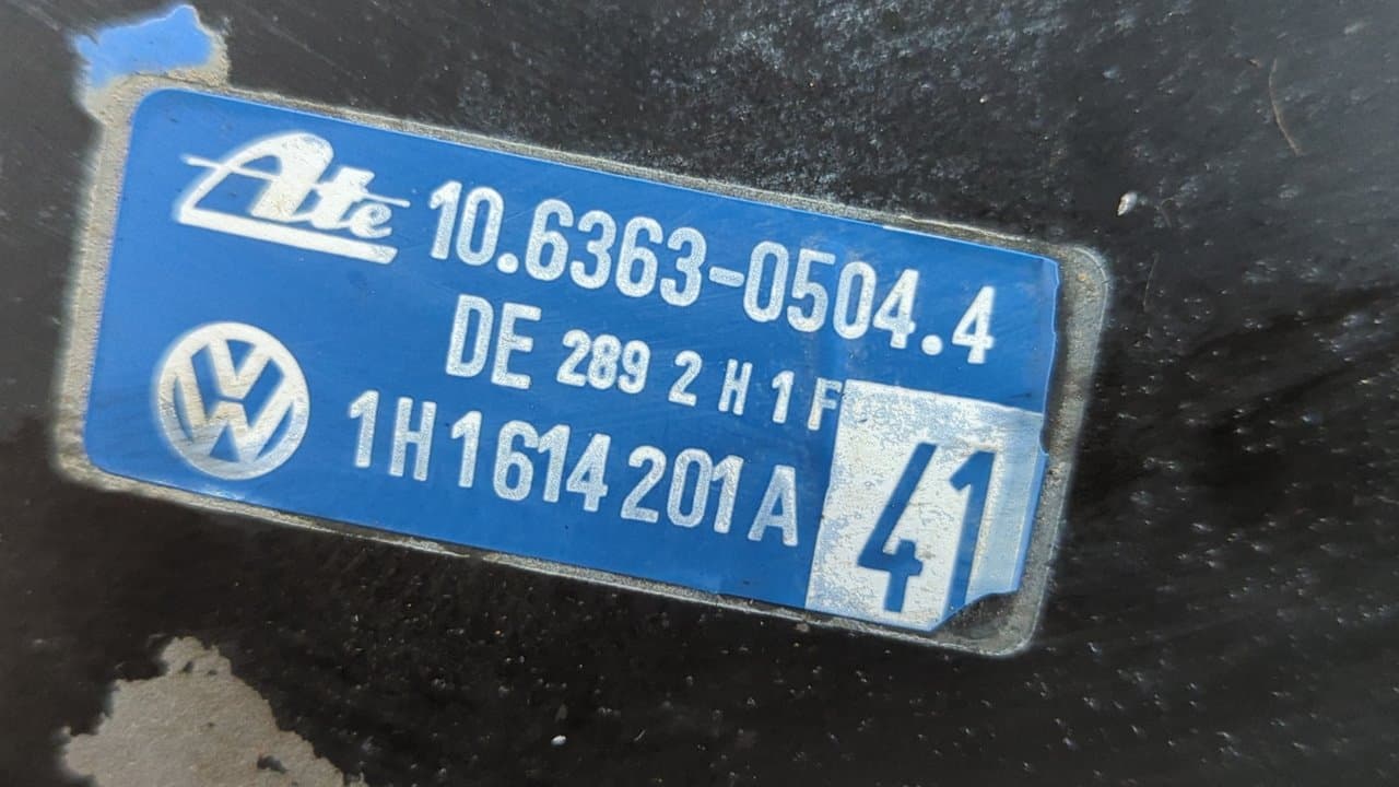 Recambio de SERVOFRENO para VOLKSWAGEN GOLF III BERLINA (1H1) 2.0 2E referencia OEM IAM 1H1614201A - ROJO 3
