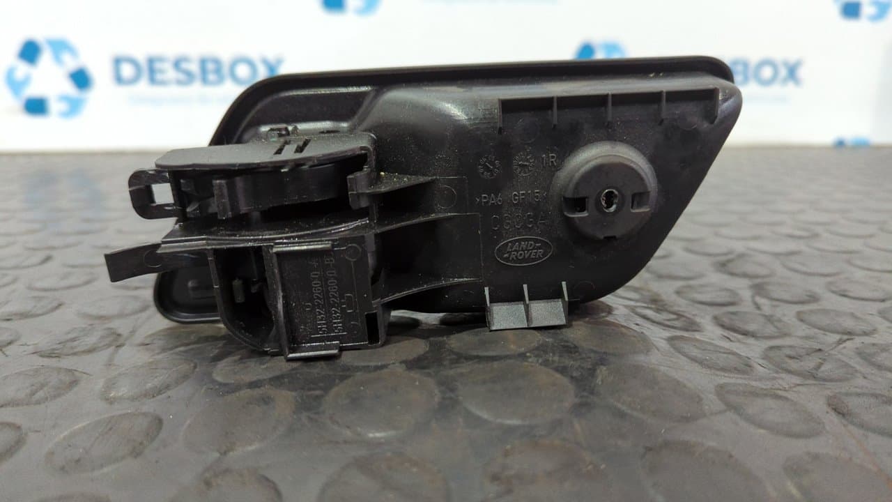 Recambio de MANETA INTERIOR TRASERA DERECHA para LAND ROVER RANGE ROVER SPORT V8 TD Edition 60 YRS 368DT referencia OEM IAM 5H3222600AD - NEGRO 4